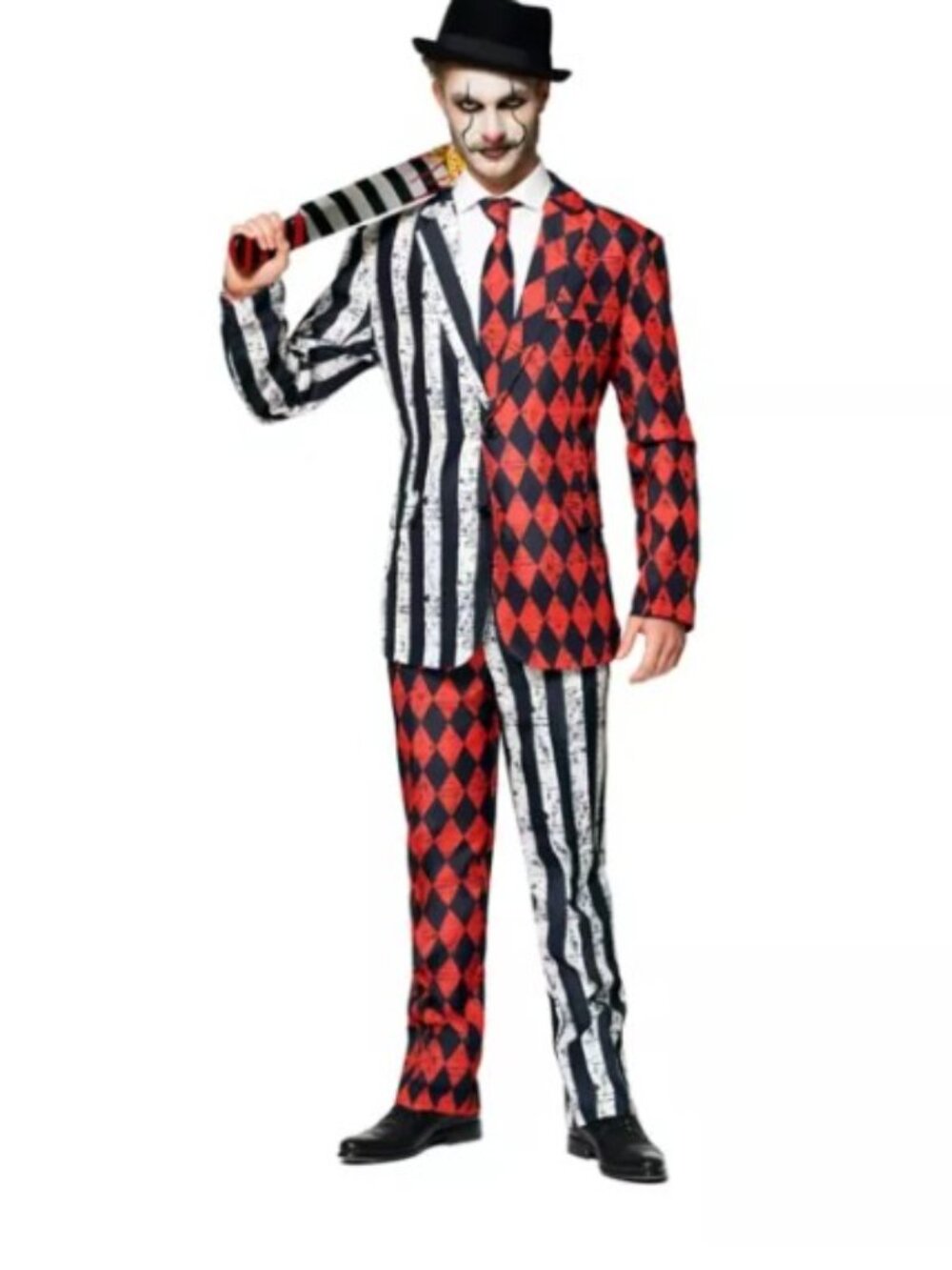 Spirit Halloween Mens Twisted Circus Clown Blazer Jacket Adult S - Picture 2 of 4
